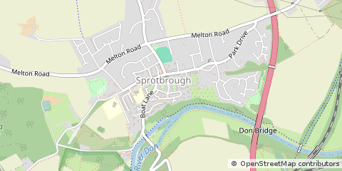 Map of Doncaster, South Yorkshire