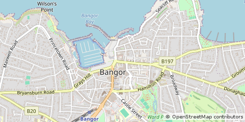 Map of Bangor