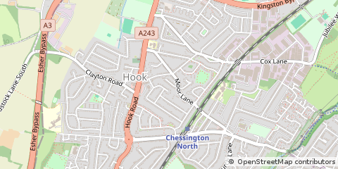 Map of Chessington