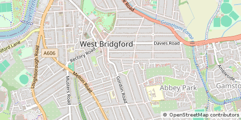 Map of Nottingham