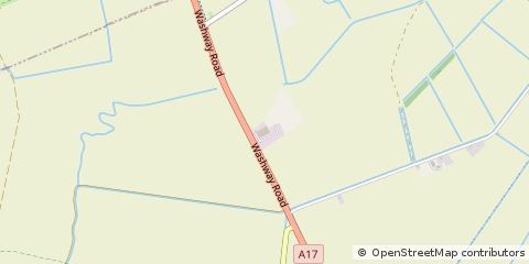 Map of Spalding, Lincs.