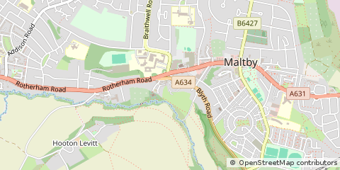 Map of Rotherham