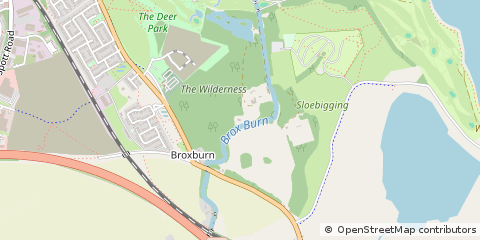 Map of Dunbar, East Lothian