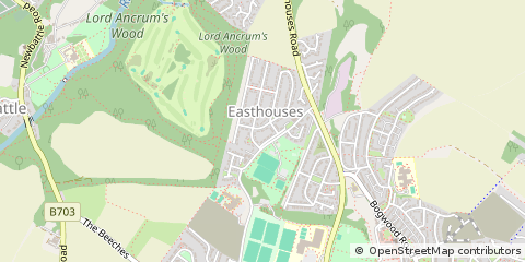 Map of Dalkeith