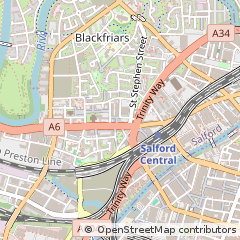 Map of Salford