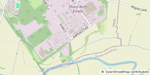Map of Wetherby, West Yorkshire