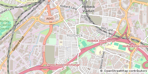 Map of Leeds