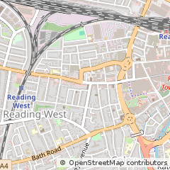 Map of Reading, Berkshire