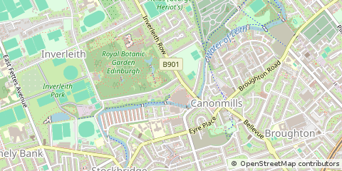 Map of Edinburgh, Midlothian