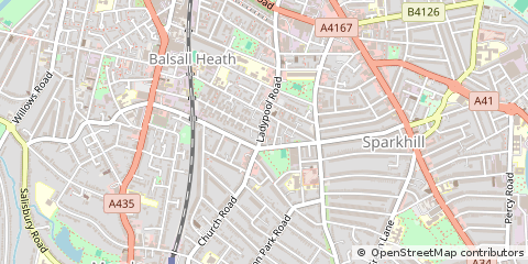 Map of Birmingham
