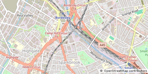 Map of Birmingham