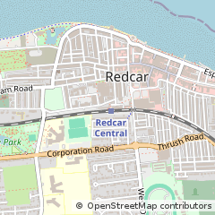 Map of Redcar, Cleveland