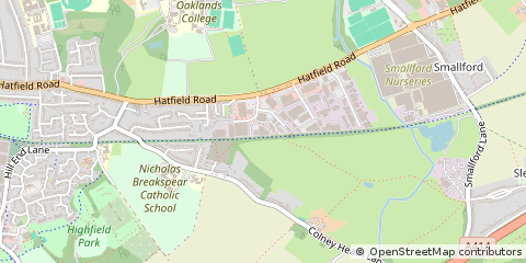 Map of ST. Albans