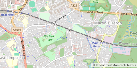 Map of Bracknell