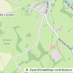Map of Romsey, Hampshire