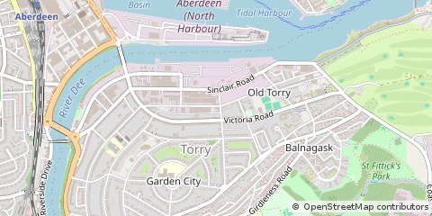 Map of Aberdeen