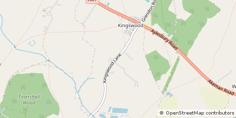 Map of Aylesbury, Buckinghamshire