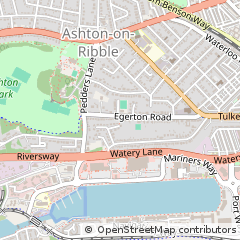 Map of Preston, Lancashire