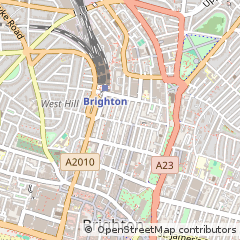 Map of Brighton, East Sussex