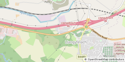 Map of Swansea