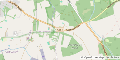 Map of Henfield
