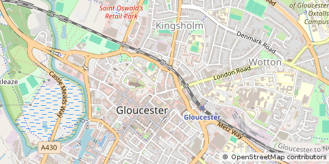 Map of Gloucester