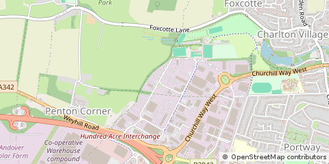 Map of Andover, Hampshire
