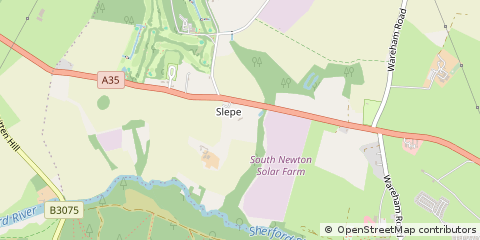 Map of Slepe Poole