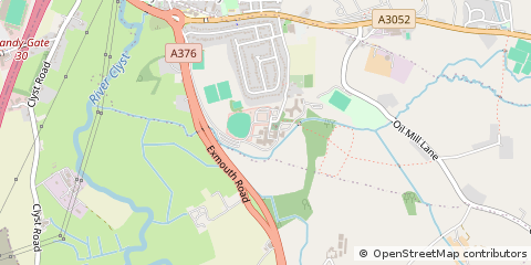 Map of Exeter, Devon