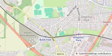 Map of Newcastle Upon Tyne
