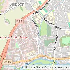 Map of Abingdon, Oxfordshire