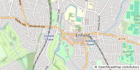 Map of Enfield