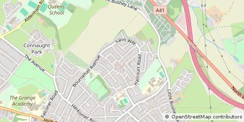 Map of Bushey
