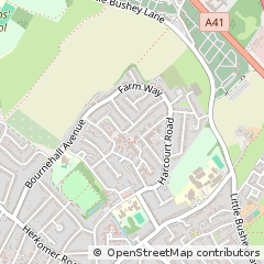 Map of Bushey