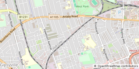 Map of Hull