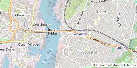 Map of Southampton