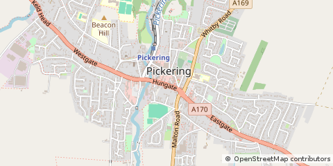 Map of North Yorkshire