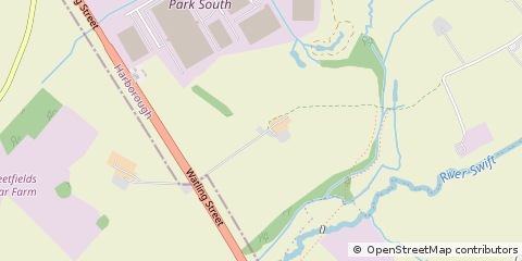Map of Lutterworth, Leics