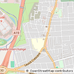 Map of Middlesbrough