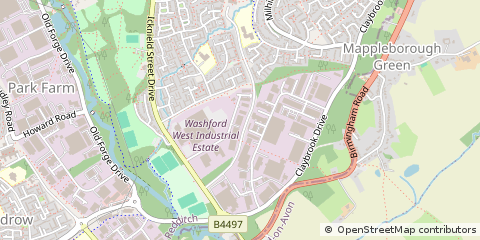 Map of Redditch