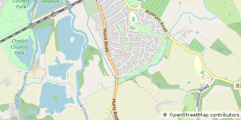 Map of Twyford, Berkshire