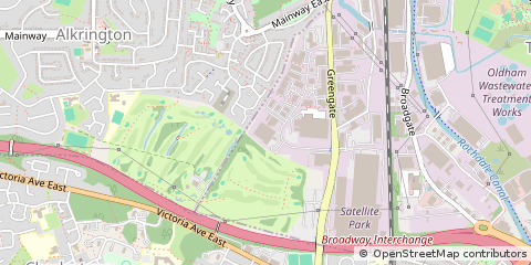 Map of Manchester