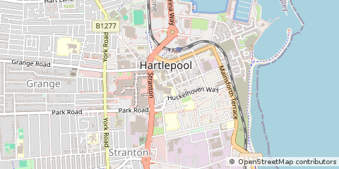 Map of Hartlepool, Cleveland