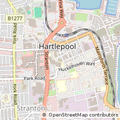 Map of Hartlepool, Cleveland