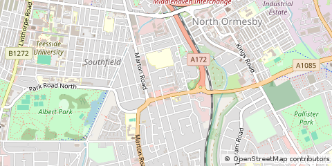 Map of Middlesbrough