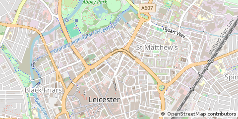Map of Leicestershire