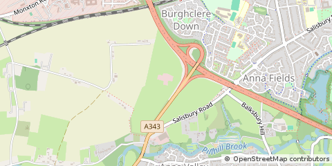Map of Andover, Hampshire