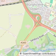 Map of Andover, Hampshire