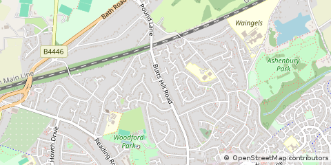 Map of Reading, Berkshire