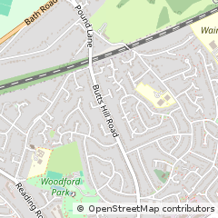 Map of Reading, Berkshire